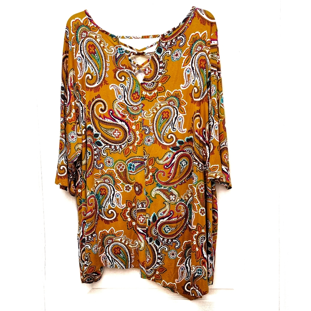 *Terra & Sky Paisley Print Tunic